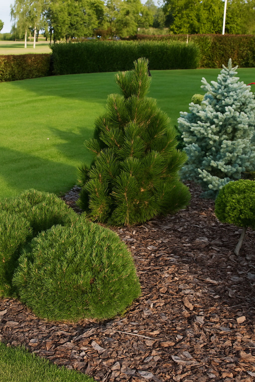 Kompakte Schlangenhautkiefer / Zwerg-Schlangenhautkiefer / Pinus ...